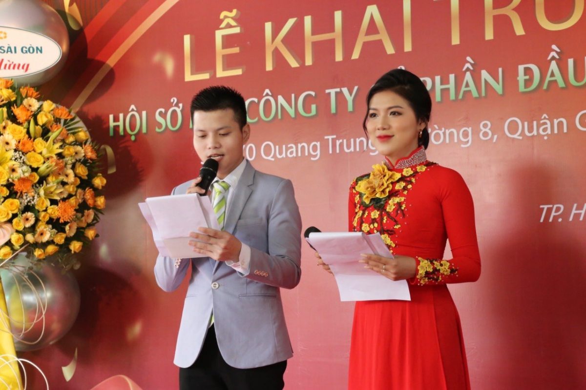 lời dẫn mc khai trương