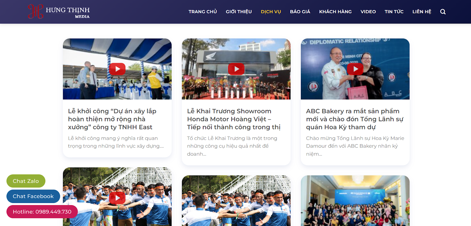Trang web chính thức thuê Thuê backdrop sự kiện chuyên nghiệp trọn gói tại Sự kiện Hưng Thịnh