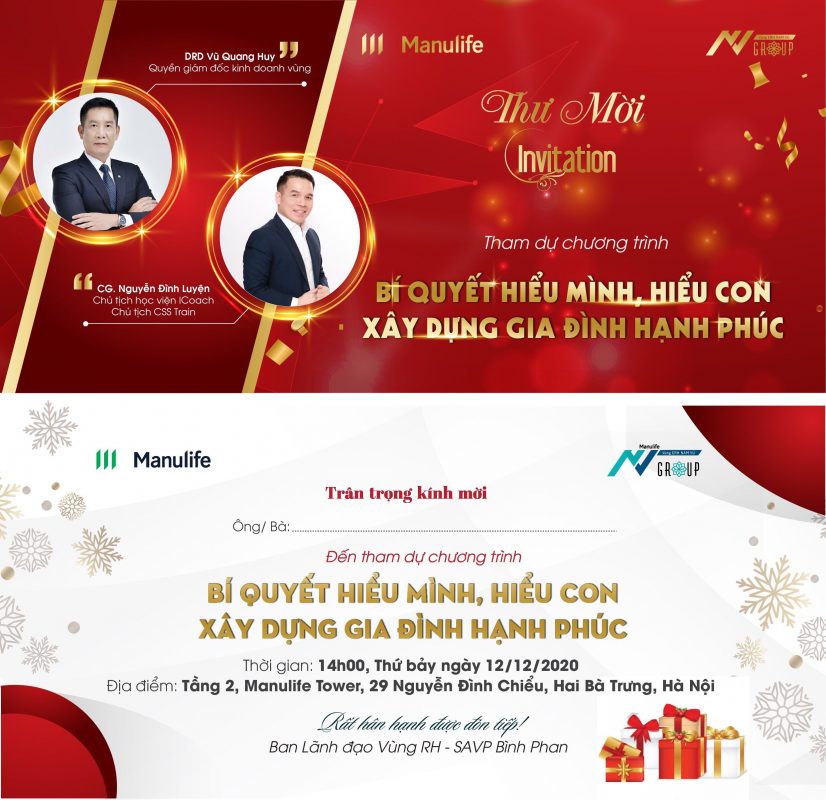 mẫu thư mời hội thảo bảo hiểm nhân thọ