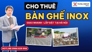 Cho thuê bàn ghế inox sự kiện tại Hà Nội