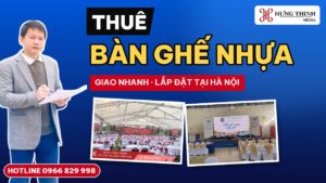 Thuê bàn ghế nhựa sự kiện số lượng lớn tại Hà Nội